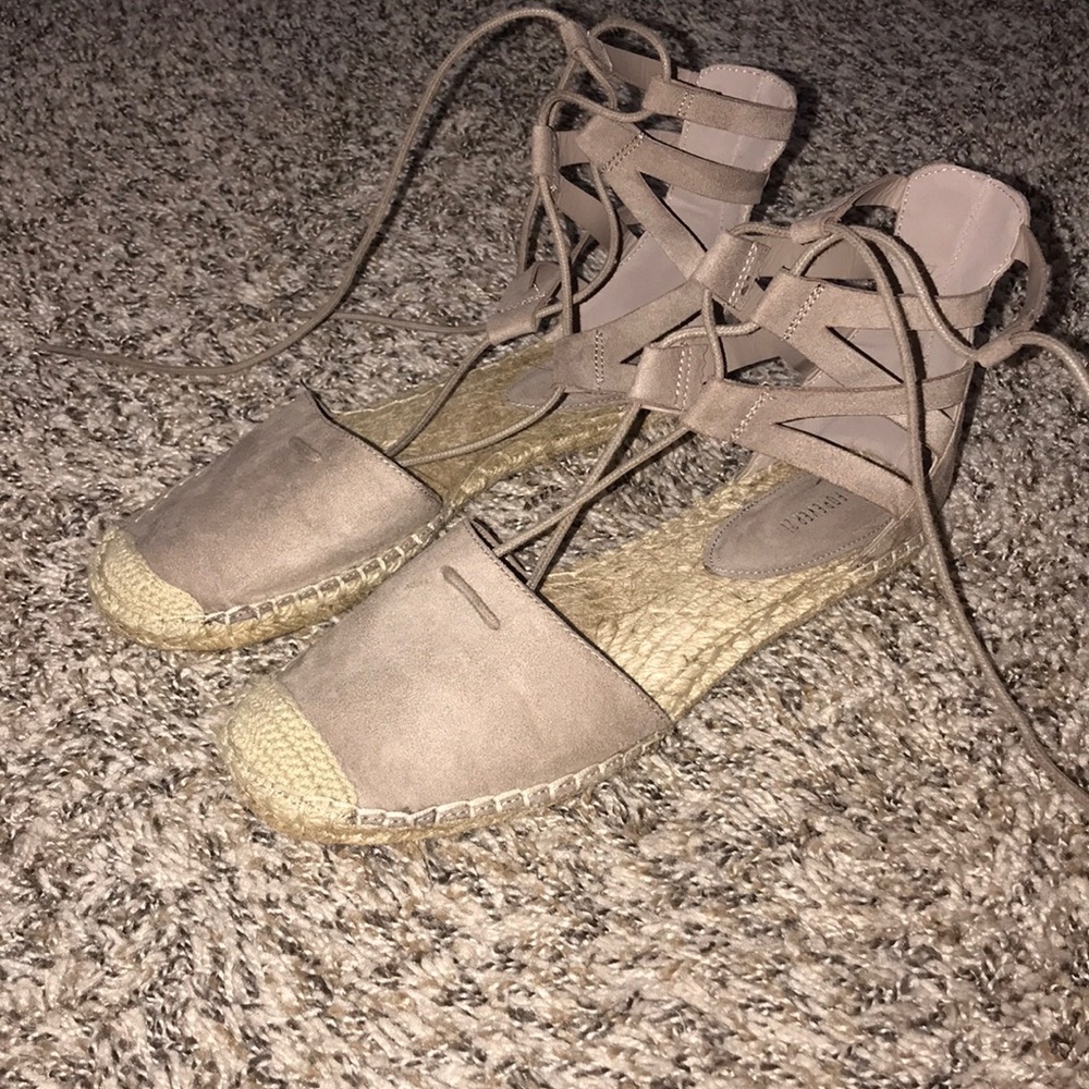 Forever 21 Tie-up Espadrilles